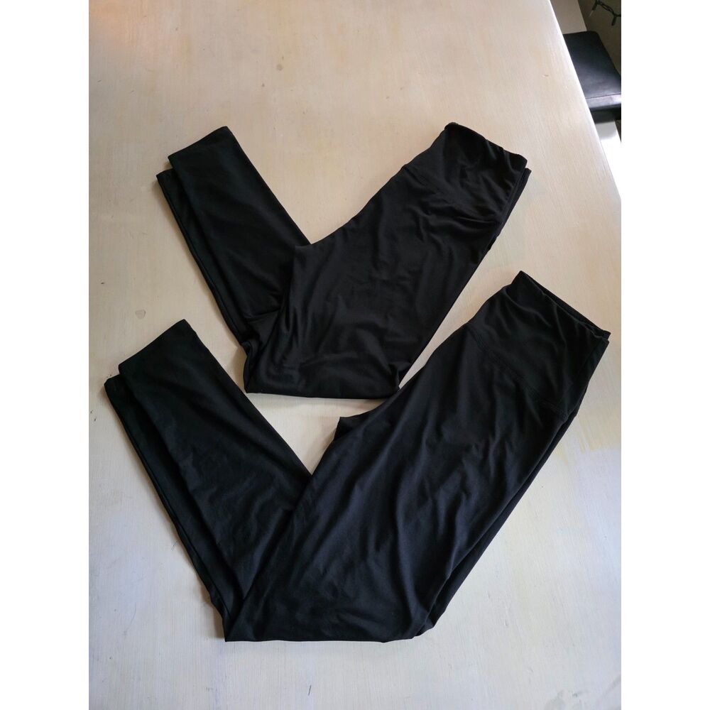 Two pairs of new black leggings size S-M